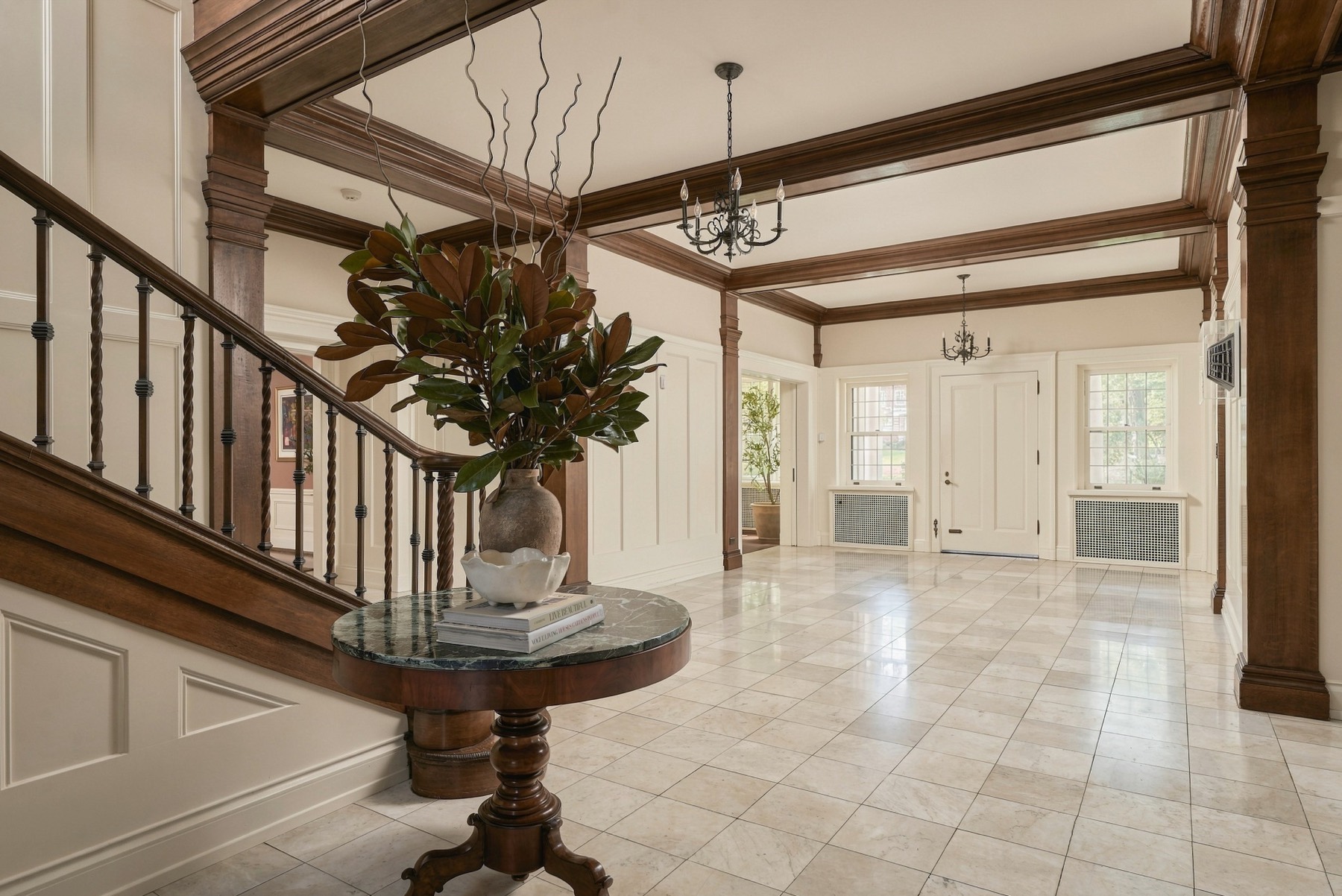The entrance hall