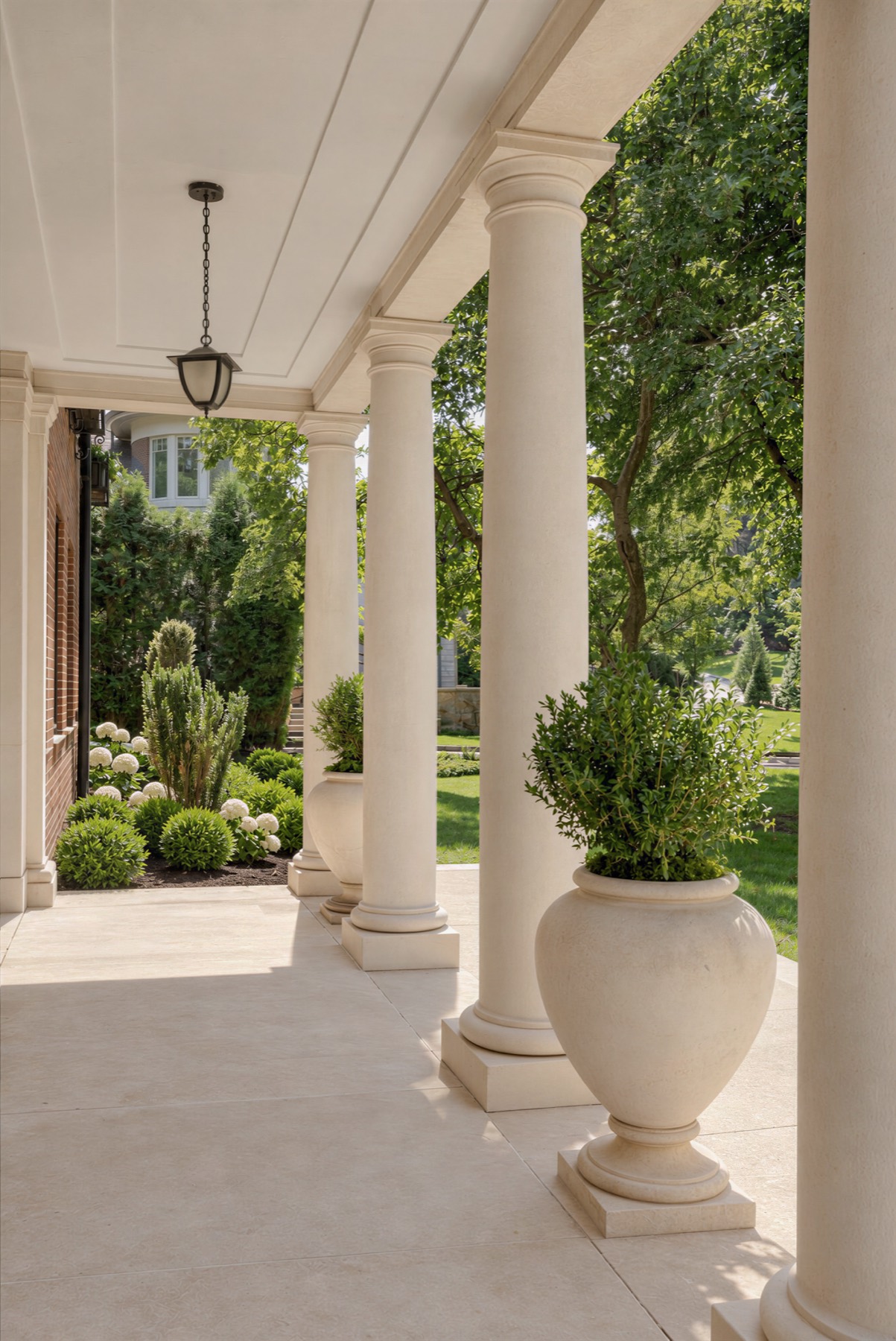 Portico columns
