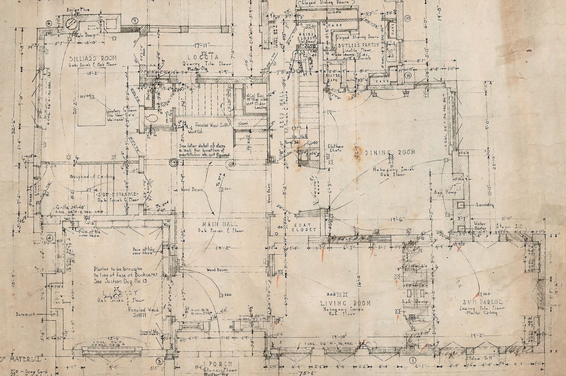 The full floor plan drawing